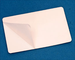 Adhesive Backed PVC Cards CV-60P with paper liner - CR80 10 mil - 500 Pack 082266