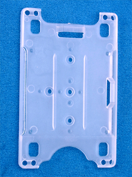 Rigid Plastic ID Badge Retainer - Vertical or Horizontal - 816-N
